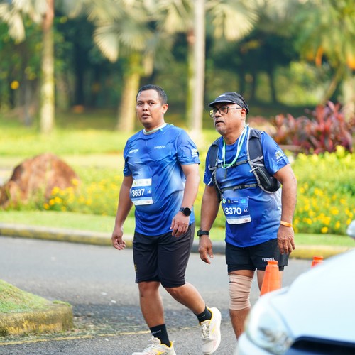 Race photo from BOGORUN 2026