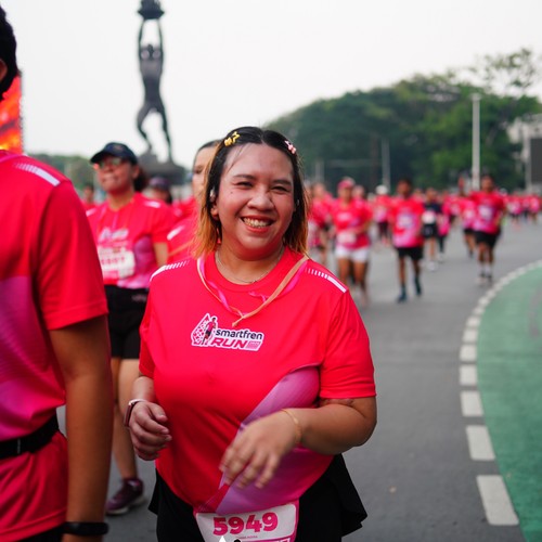 Race photo from SMARTFREN RUN 2026
