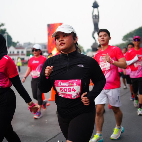 Race photo from SMARTFREN RUN 2026