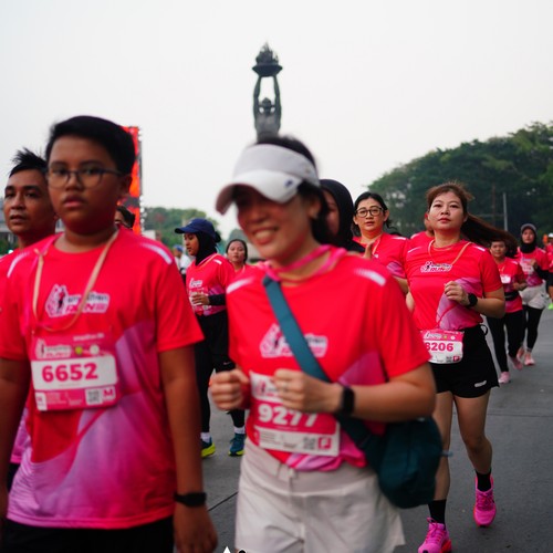 Race photo from SMARTFREN RUN 2026