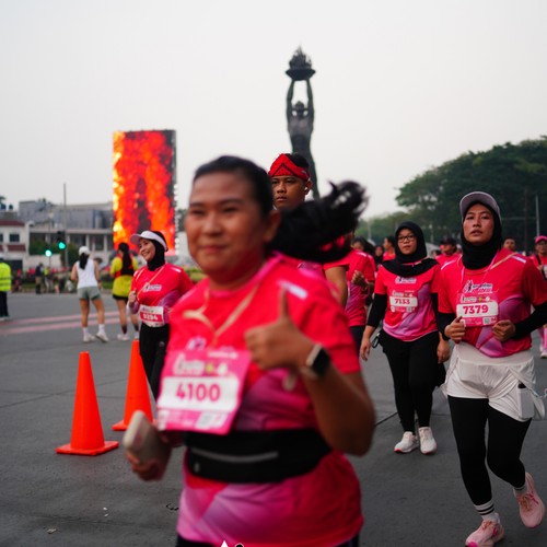Race photo from SMARTFREN RUN 2026