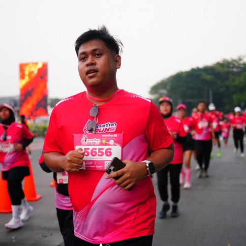 Race photo from SMARTFREN RUN 2026