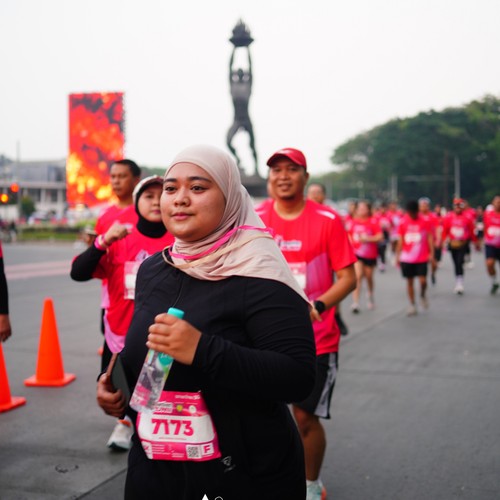Race photo from SMARTFREN RUN 2026