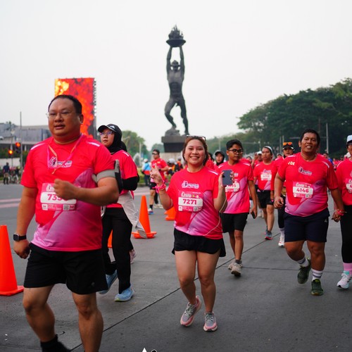 Race photo from SMARTFREN RUN 2026