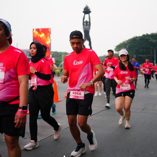 Race photo from SMARTFREN RUN 2026