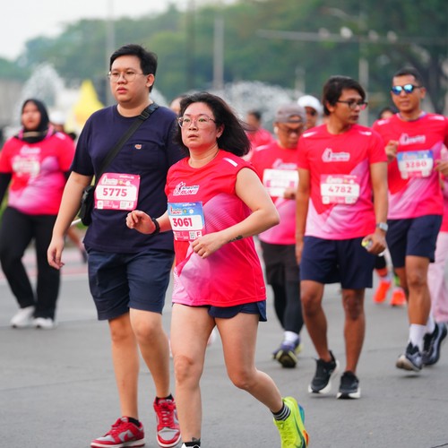 Race photo from SMARTFREN RUN 2026