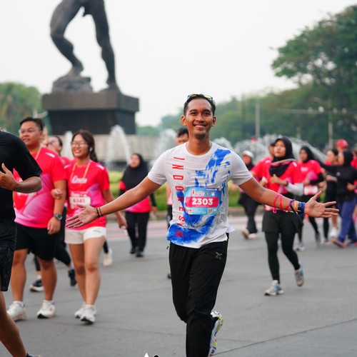 Race photo from SMARTFREN RUN 2026