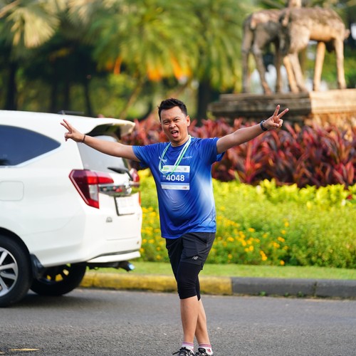 Race photo from BOGORUN 2026