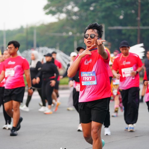 Race photo from SMARTFREN RUN 2026