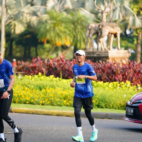 Race photo from BOGORUN 2026