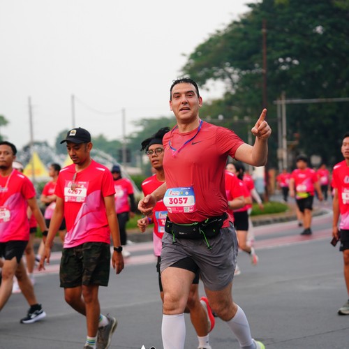 Race photo from SMARTFREN RUN 2026