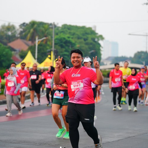 Race photo from SMARTFREN RUN 2026