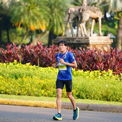 Race photo from BOGORUN 2026