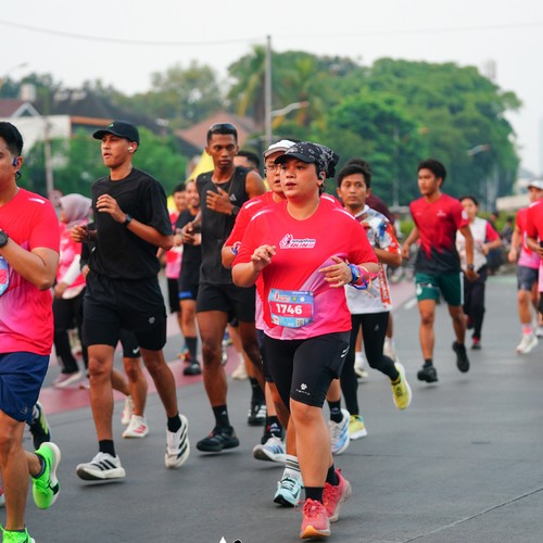 Race photo from SMARTFREN RUN 2026