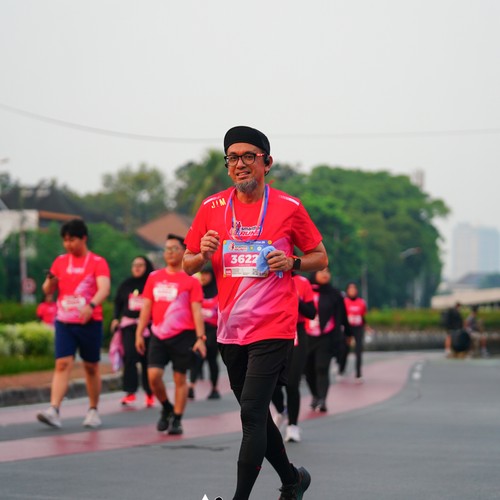 Race photo from SMARTFREN RUN 2026
