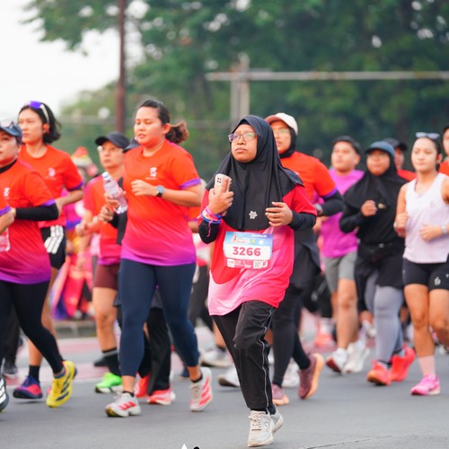 Race photo from SMARTFREN RUN 2026
