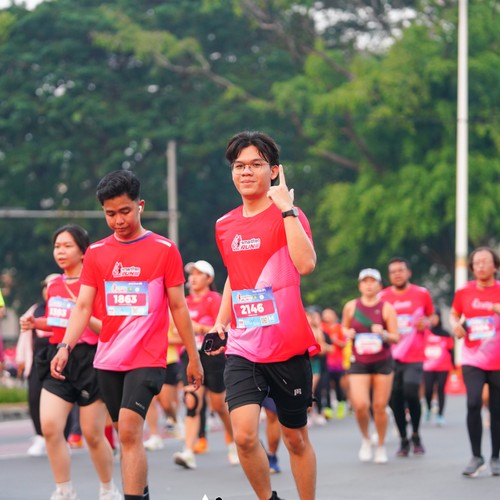 Race photo from SMARTFREN RUN 2026