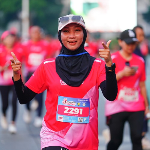 Race photo from SMARTFREN RUN 2026