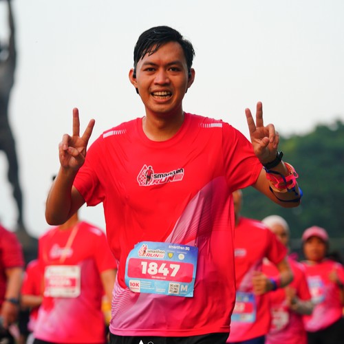 Race photo from SMARTFREN RUN 2026