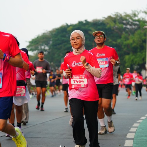 Race photo from SMARTFREN RUN 2026