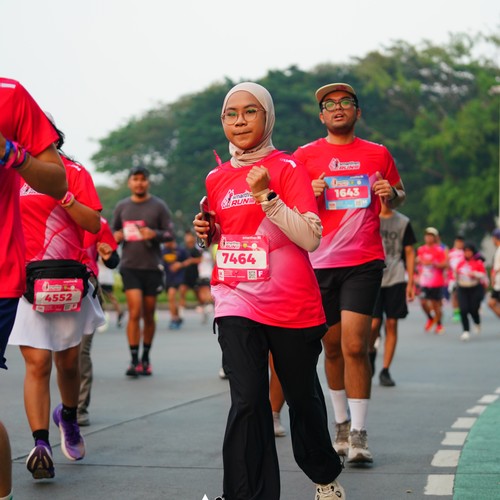 Race photo from SMARTFREN RUN 2026
