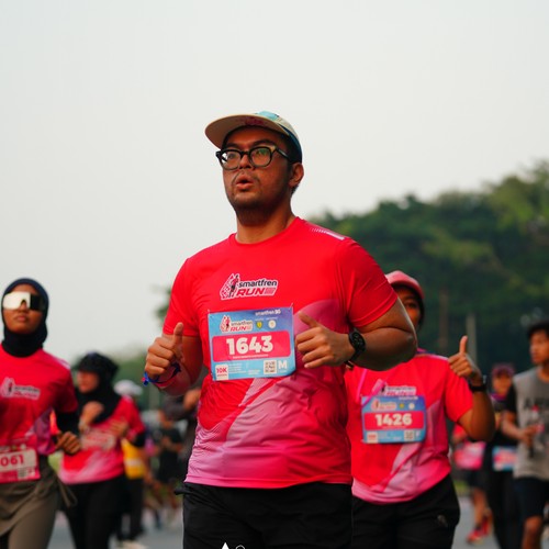 Race photo from SMARTFREN RUN 2026