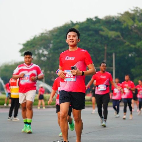 Race photo from SMARTFREN RUN 2026