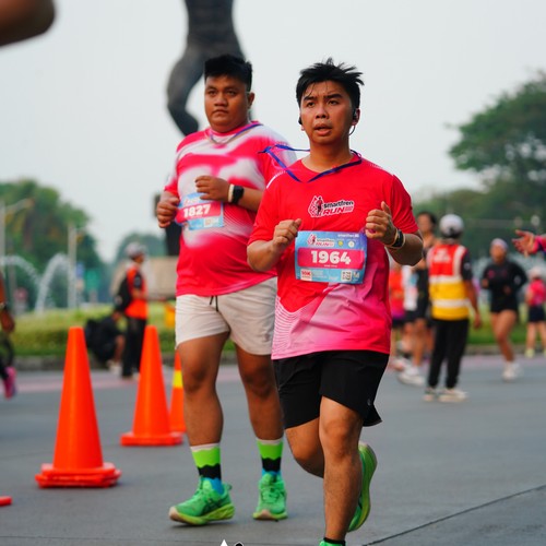 Race photo from SMARTFREN RUN 2026