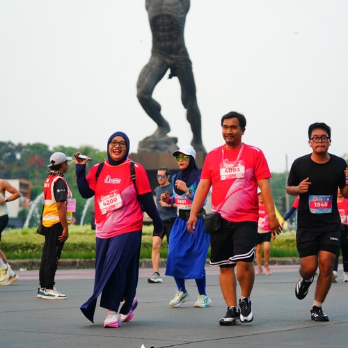Race photo from SMARTFREN RUN 2026