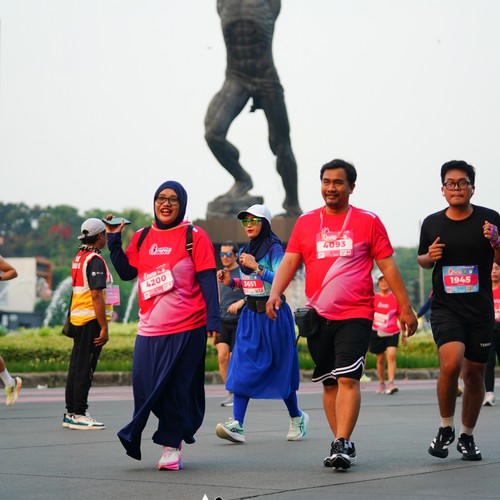 Race photo from SMARTFREN RUN 2026