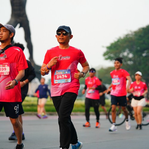 Race photo from SMARTFREN RUN 2026