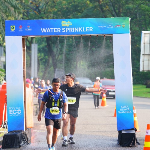 Race photo from BOGORUN 2026