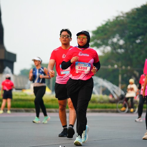 Race photo from SMARTFREN RUN 2026