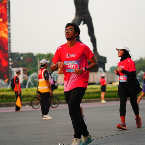 Race photo from SMARTFREN RUN 2026