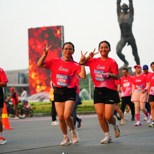 Race photo from SMARTFREN RUN 2026