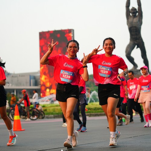 Race photo from SMARTFREN RUN 2026