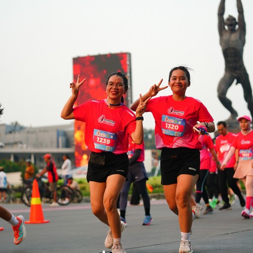 Race photo from SMARTFREN RUN 2026