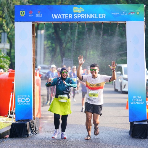 Race photo from BOGORUN 2026