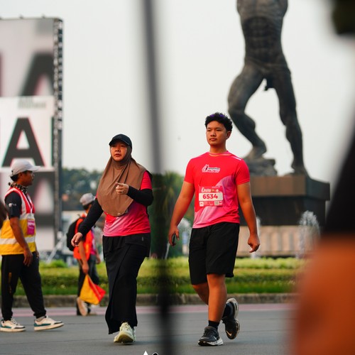 Race photo from SMARTFREN RUN 2026