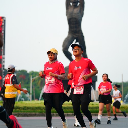 Race photo from SMARTFREN RUN 2026