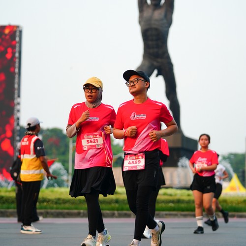 Race photo from SMARTFREN RUN 2026