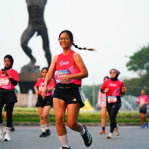 Race photo from SMARTFREN RUN 2026