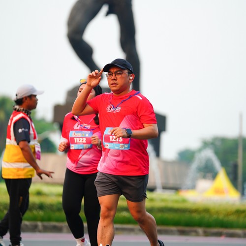 Race photo from SMARTFREN RUN 2026