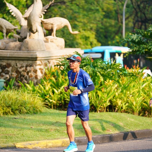 Race photo from BOGORUN 2026