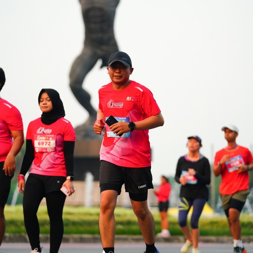 Race photo from SMARTFREN RUN 2026