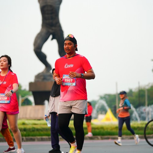 Race photo from SMARTFREN RUN 2026