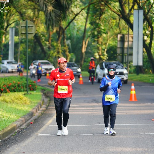 Race photo from BOGORUN 2026