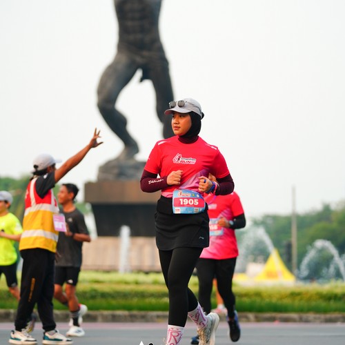 Race photo from SMARTFREN RUN 2026