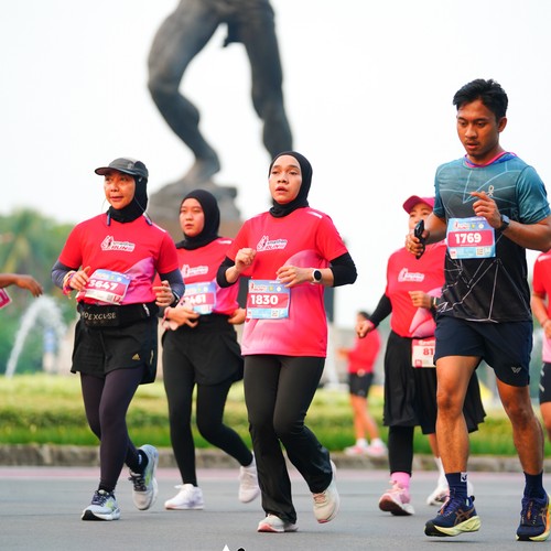 Race photo from SMARTFREN RUN 2026