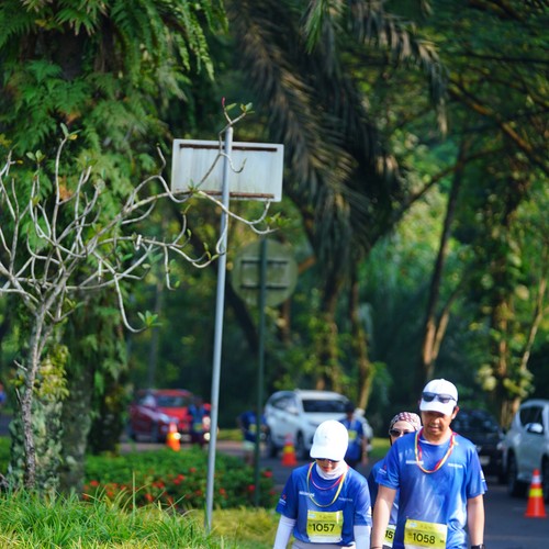 Race photo from BOGORUN 2026